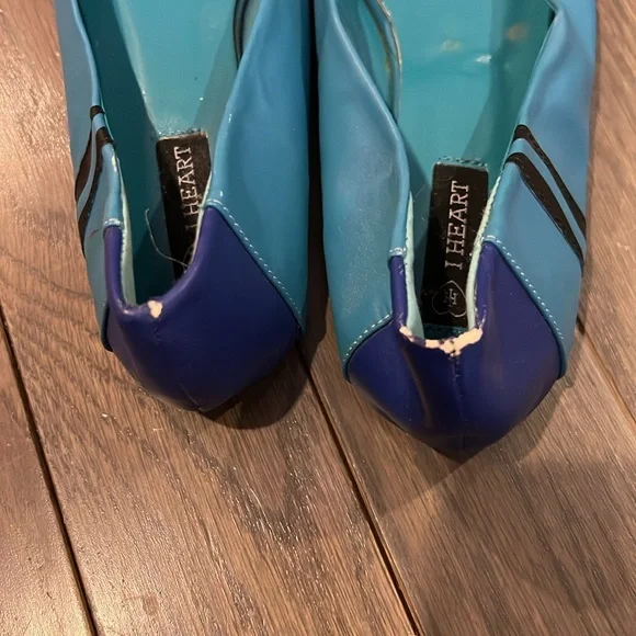 Blue Crayola-like Crayon Flats by Iron Fist (US 9) - Picture 5 of 9